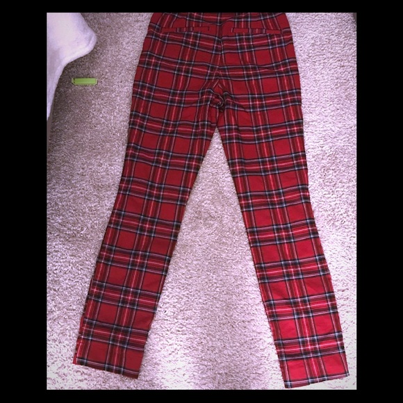 Hollister Pants - Hollister plaid pants size m